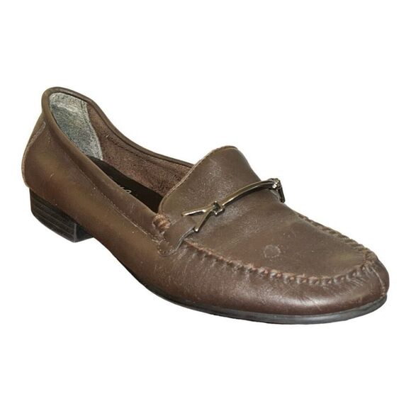 Mooties Tootsies Momallory Women’s Leather Slip On Loafers Red Size 6 - Picture 1 of 6